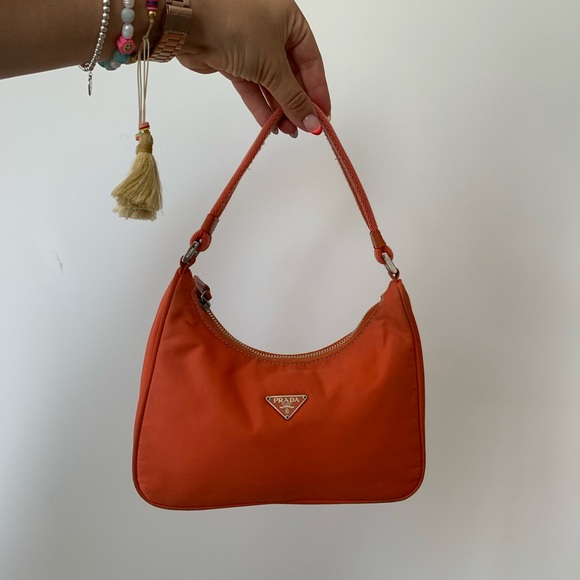 SOLD Vintage 🍊 Prada Tessuto Handbag - Picture 4 of 14